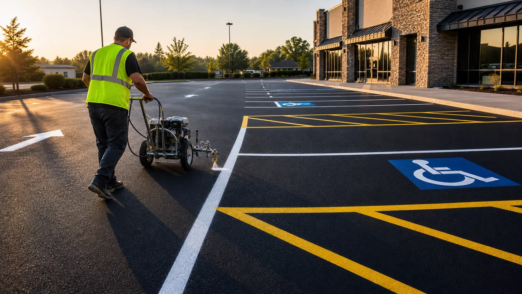 Parking Lot Striping in Tulsa, OK